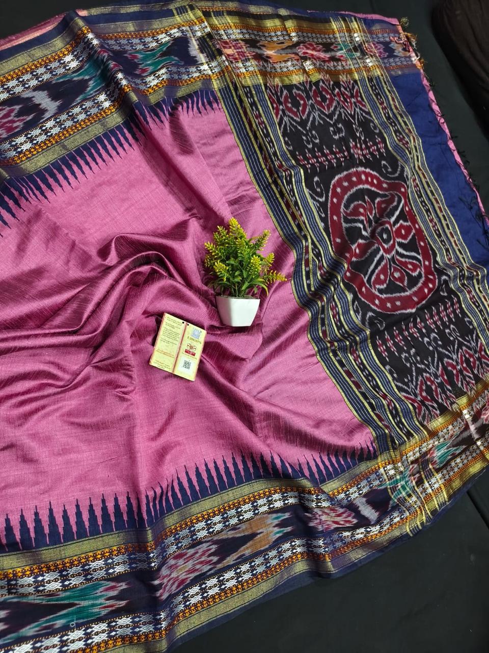 Designer Ikkat Silk Saree | Authentic Pochampally Pattu